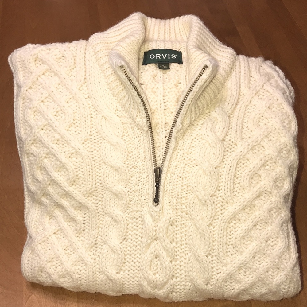 VINTAGE… ORVIS WOOL FISHERMAN XL
